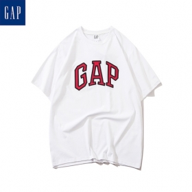 Удлинённая широкая футболка GAP белая с коротким рукавом