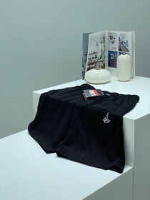 Трикотажные чёрного-цвета шорты с вышитым логотипом Jordan