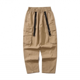 Свободного кроя бежевые штаны I&Brown с универсальной посадкой