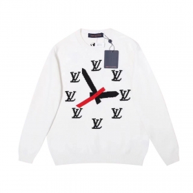 С "часами" свитер Louis Vuitton выполненный в белом цвете