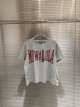 Футболка Mowalola серая в наличии