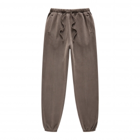 Стильные штаны от бренда BE THRIVED в коричневом цвете плотные