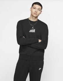 Долговечная модель Nike Jordan черного цвета свитшот