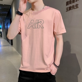 Стильная розовая футболка унисекс от Nike с надписью "Air"