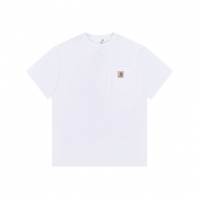 Белая хлопковая футболка с нашитым карманом от Carhartt 