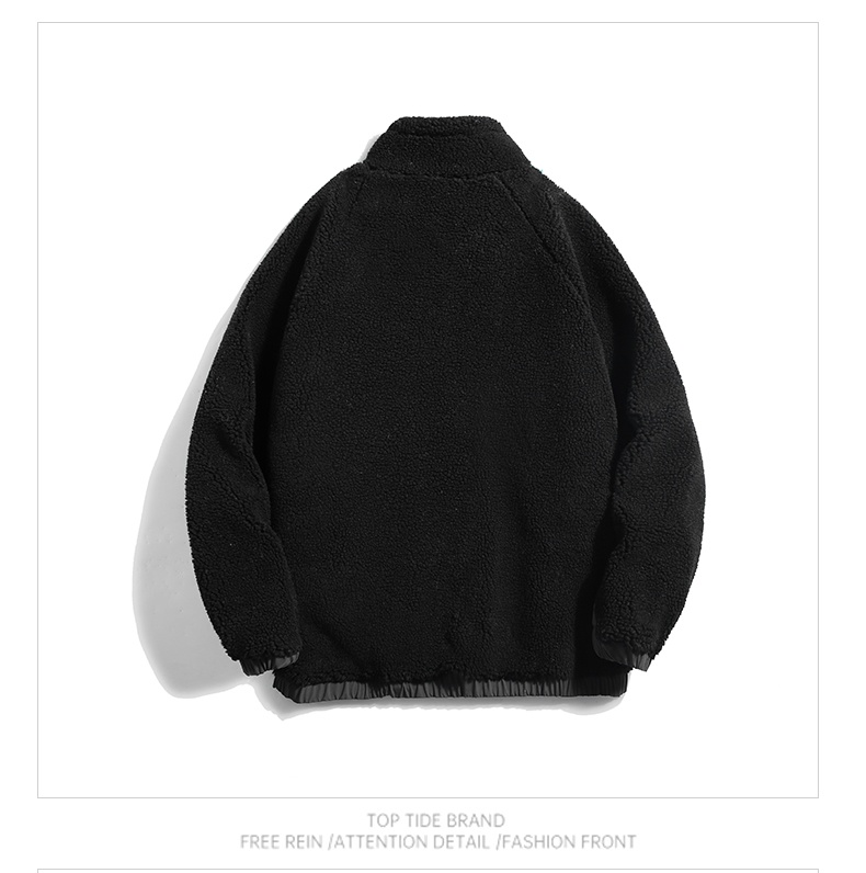 Куртка-шерпа The North Face чёрная с эластичной резинкой на рукавах