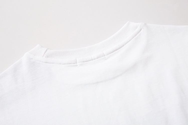 Базовая белая футболка с логотипом на груди Let's Rock