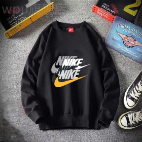 Чёрный свитшот Nike много лого