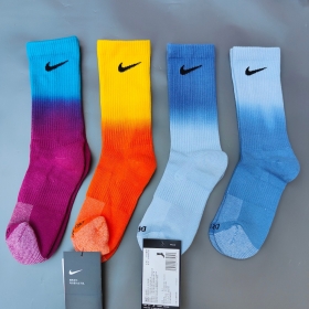 Носки Nike высокие радуга