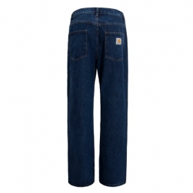 Тёмно-синие Carhartt прямые джинсы со средней посадкой