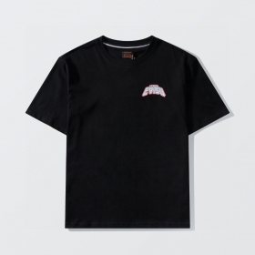 Чёрного-цвета повседневная из 100% хлопка с принтом от Evisu футболка 