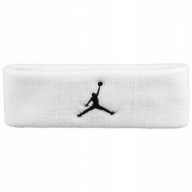 Оригинальная белая повязка с логотипом Jordan на голову