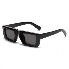 Прямоугольные чёрные солнцезащитные очки Geometric
