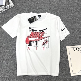 Стильная Nike белая с коротким рукавом 100% хлопковая футболка