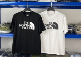 Черная хлопковая футболка с логотипом бренда спереди и сзади