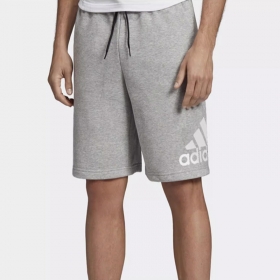 Серого цвета шорты Adidas запоминающаяся модель на каждый день