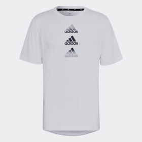 Adidas классическая белая футболка с коротким рукавом