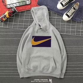 Серый худи Nike Swoosh в квадрате