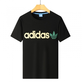Adidas чёрная для занятий спортом футболка с фирменным логотипом