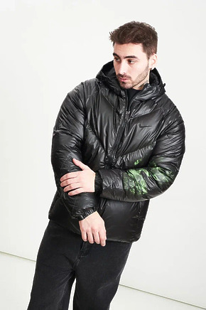 Пуховик Nike Heat Reactive тёмно-зелёный в наличии