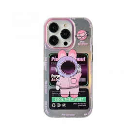 "Розовый астронавт с ушками" чехол для телефонов iPhone защитный