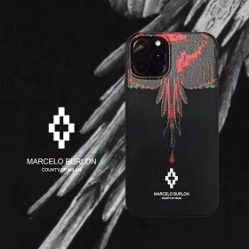 Непрозрачный черный чехол для телефонов iPhone "Красные крылья"