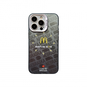 Черный чехол для телефонов iPhone от McDonald's прозрачный защитный