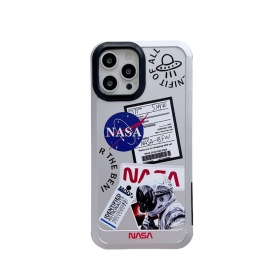 С надписями NASA серый чехол для телефонов iPhone с астронавтом