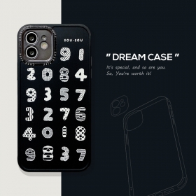 Универсальный черный чехол от DREAM CASE  для телефонов iPhone