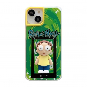 С персонажем комикса Rick and Morty зеленый чехол для телефонов iPhone