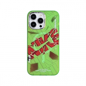 Флуоресцентный зеленый чехол для телефонов iPhone магнитный от NIKE