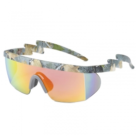 Спортивные очки с  уникальным цветом оправы и цветным стеклом