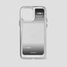 Градиентный черный прозрачный чехол для телефонов iPhone из силикона