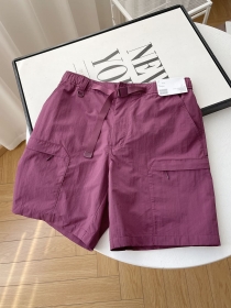 Базовые фиолетовые шорты Street Classic Clothes на эластичном поясе