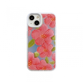 С цветочным пастельным розовым принтом чехол для телефонов iPhone