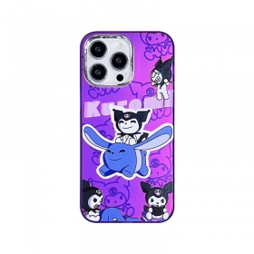Фиолетовый чехол для телефонов iPhone с принтом персонажа Куроми