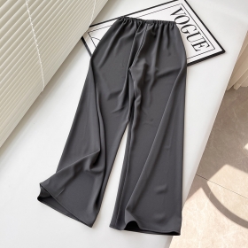 Повседневные серые штаны Street Classic Clothes с эластичным поясом