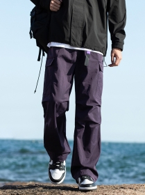 ACUS легкие базовые штаны в темно-синем цвете модель
