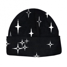 Износостойкая акриловая шапка с изображением в виде звезд