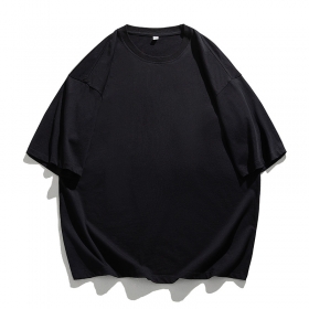 Cityboy футболка в черном цвете с опущенной плечевой линией