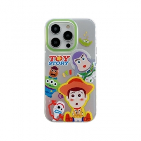 Чехол для телефонов iPhone прозрачный с героями мультфильма Toy Story