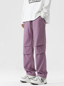 Стильные удобные розовые штаны от бренда ACUS с карманами