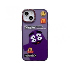 Мультяшный фиолетовый чехол для телефонов iPhone от McDonald's