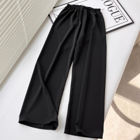 Базовые черные штаны Street Classic Clothes с широкими штанинами
