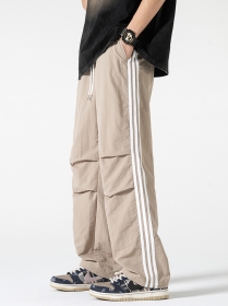 Эффектные штаны от бренда ACUS в бежевом цвете модель