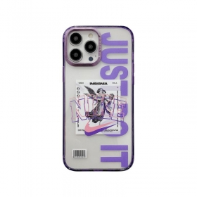 С принтом ангелов фиолетовый чехол для телефонов iPhone от NIKE