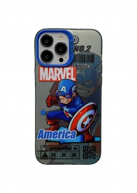 Защитный чехол для телефонов iPhone с принтом "Капитан Америка"
