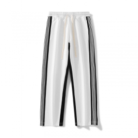 Белые с черными полосками ACUS оригинальные штаны с карманами