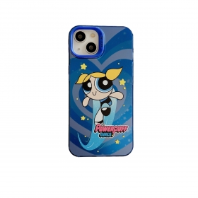 Защитный синий чехол для телефонов iPhone с мультяшным персонажем