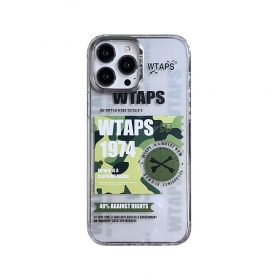 С надписями WTAPS серый чехол для телефонов iPhone прозрачный
